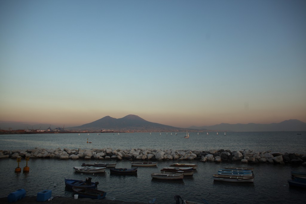 Landmarks In the Historic Southern Italian City Of Naples