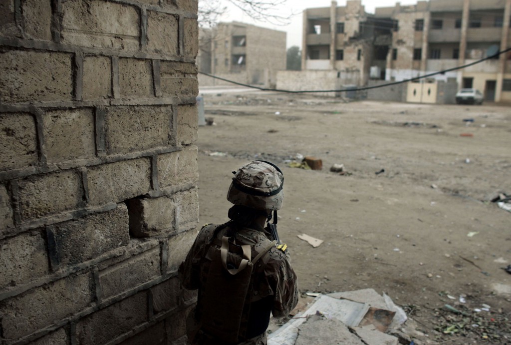 US Marines Conduct and Iraqi Forces Conduct Sweeps Through Ramadi