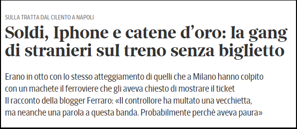 Il post di Ferraro ripreso dal Corriere del Mezzogiorno.