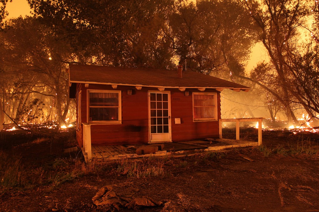 Wild Fire Burns Homes In Lake Hughes, California