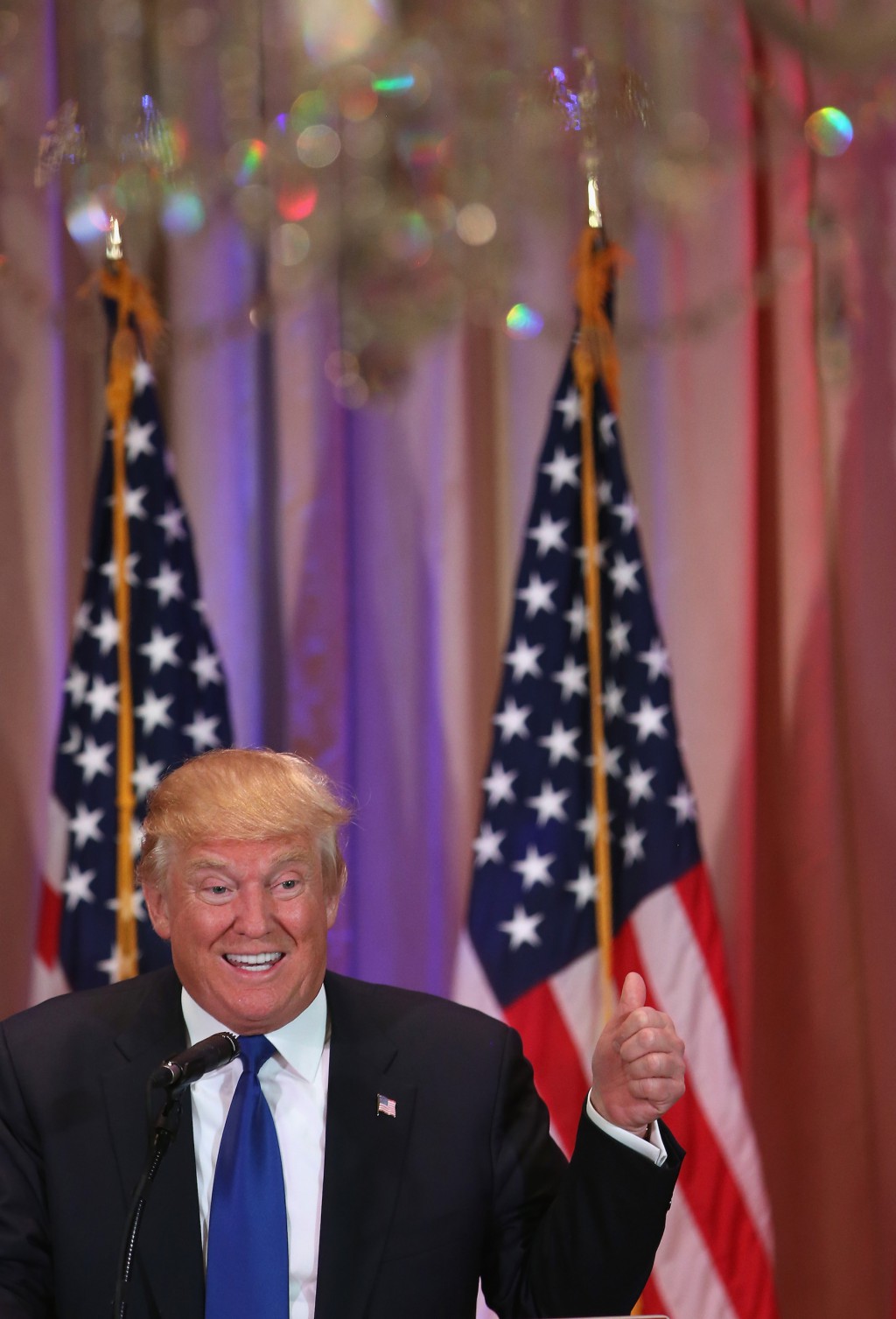 Donald Trump Holds Super Tuesday Election Night Press Conf. In Palm Beach