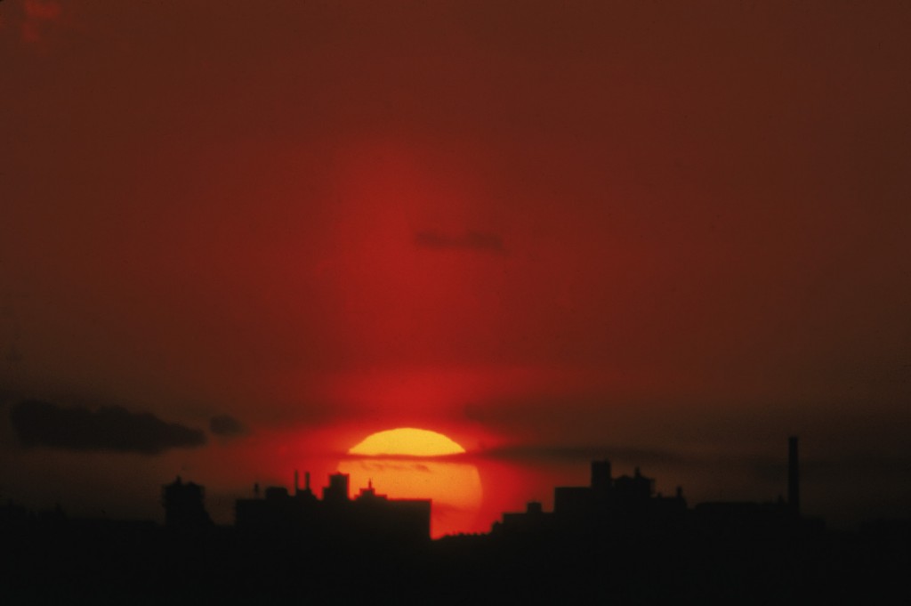 NYC Skyline At Sunset