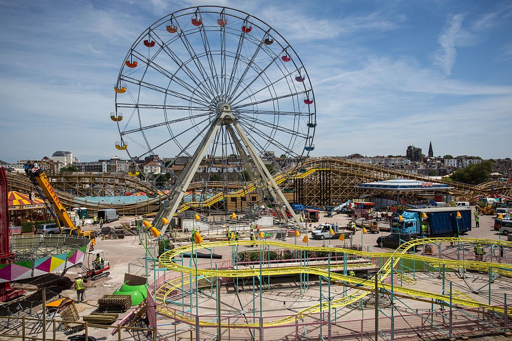 Finishing Touches Applied To Dreamlands Theme Park Ahead Of The Official Re-opening