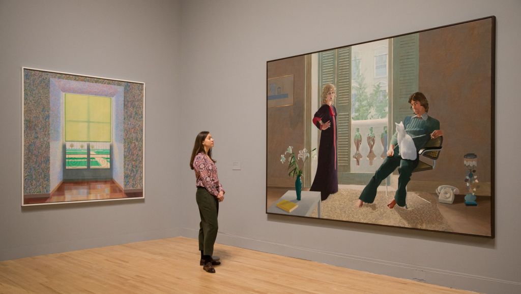 BRITAIN-ART-EXHIBITION-HOCKNEY