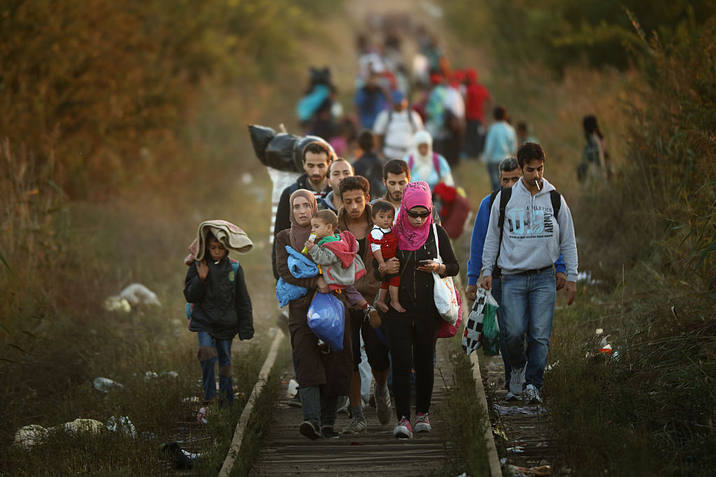 Migrants Make Their Way Towards Hungary